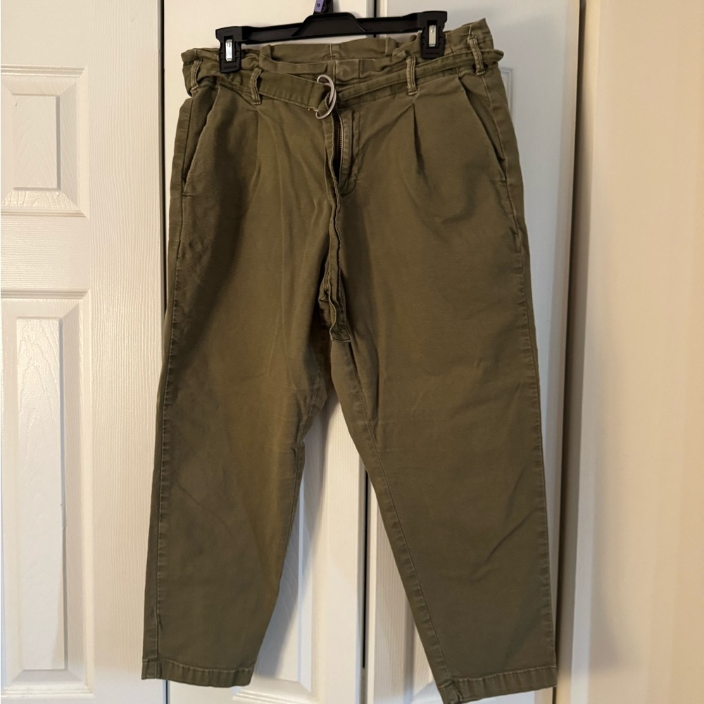 Torrid Olive Ankle Cropped Pants
